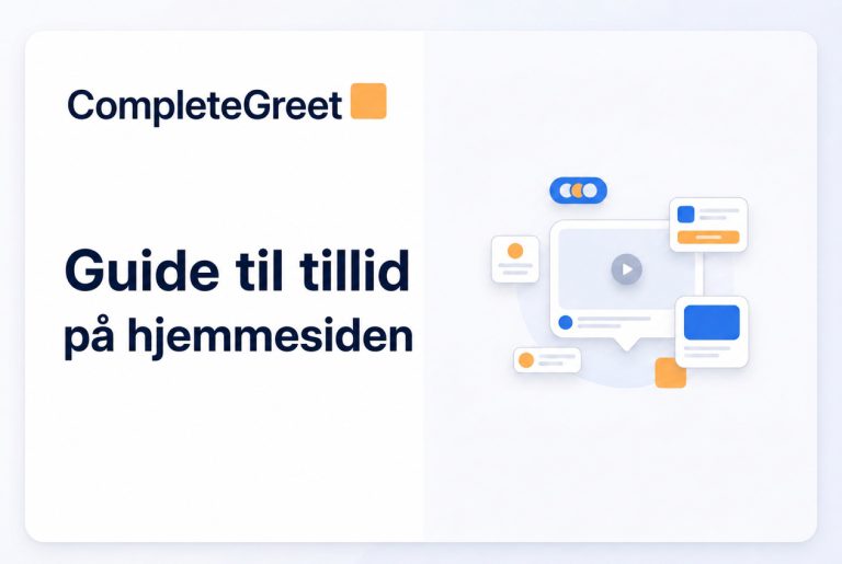 Guide til at skabe tillid på din hjemmeside