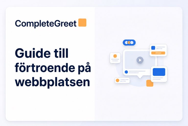 Så skapar du förtroende på din webbplats