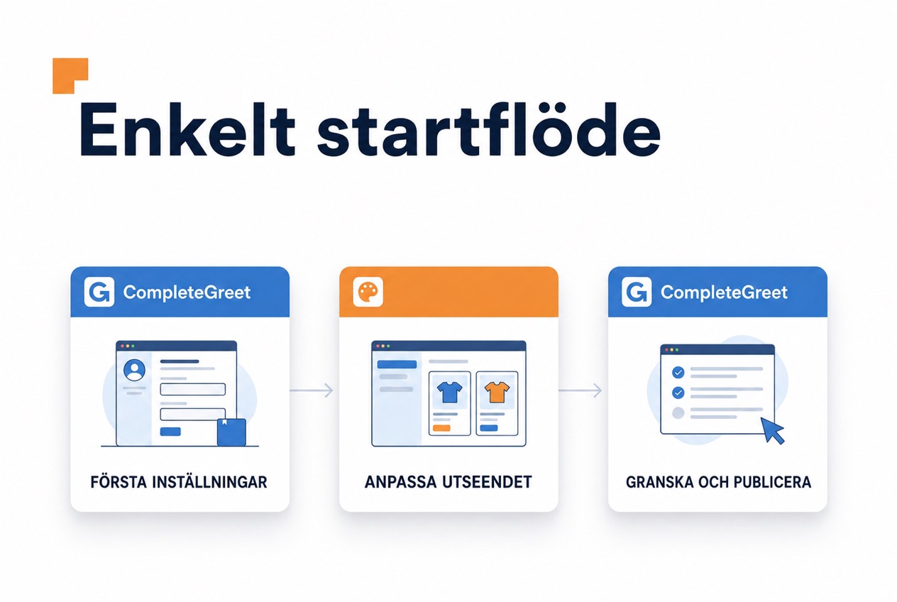 Enkelt flöde för att lägga till förtroendesignaler