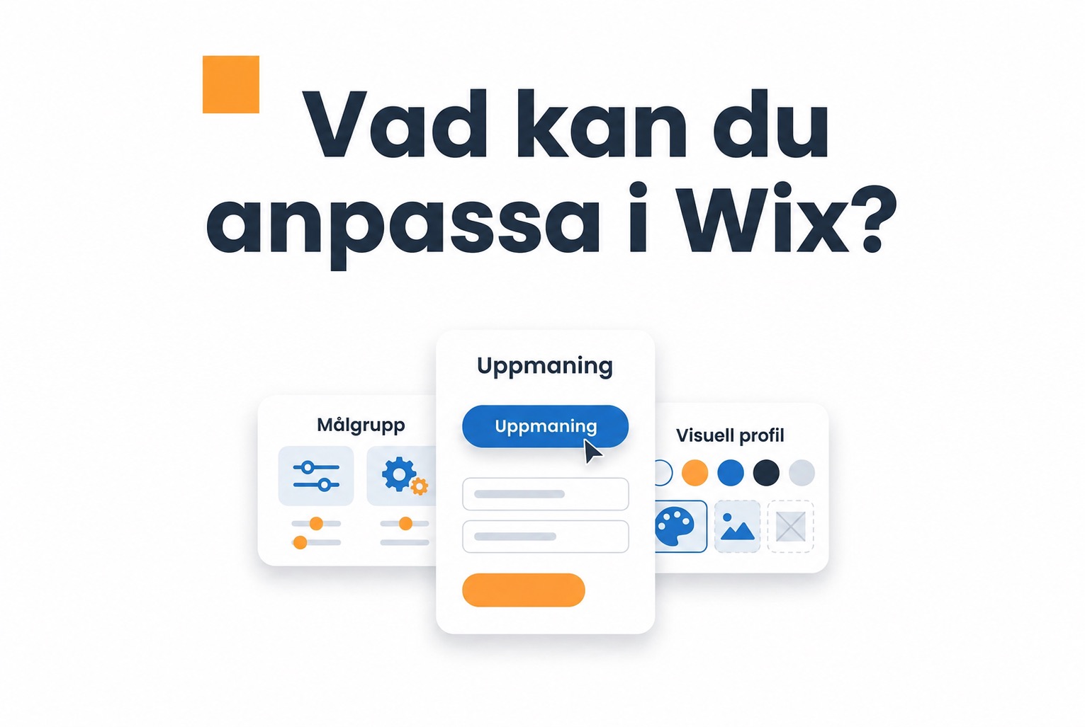 Anpassningar för en videobubbla på Wix