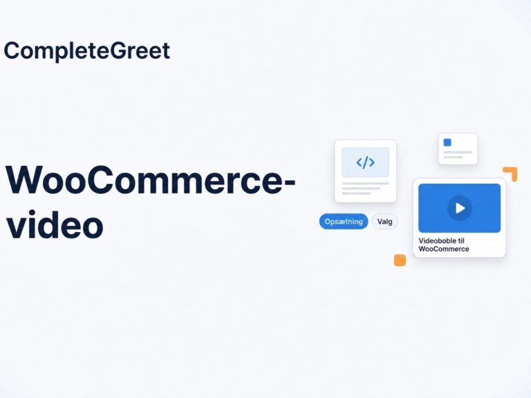 Sådan føjer du en videoboble til WooCommerce
