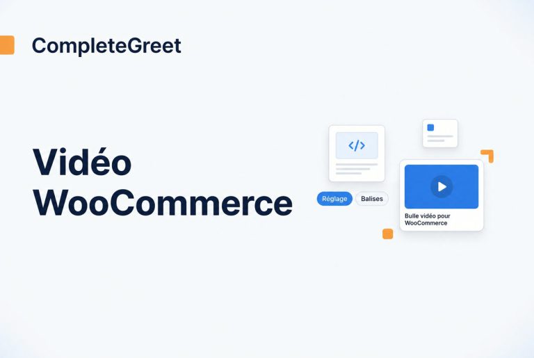 Ajouter un widget vidéo à une boutique WooCommerce