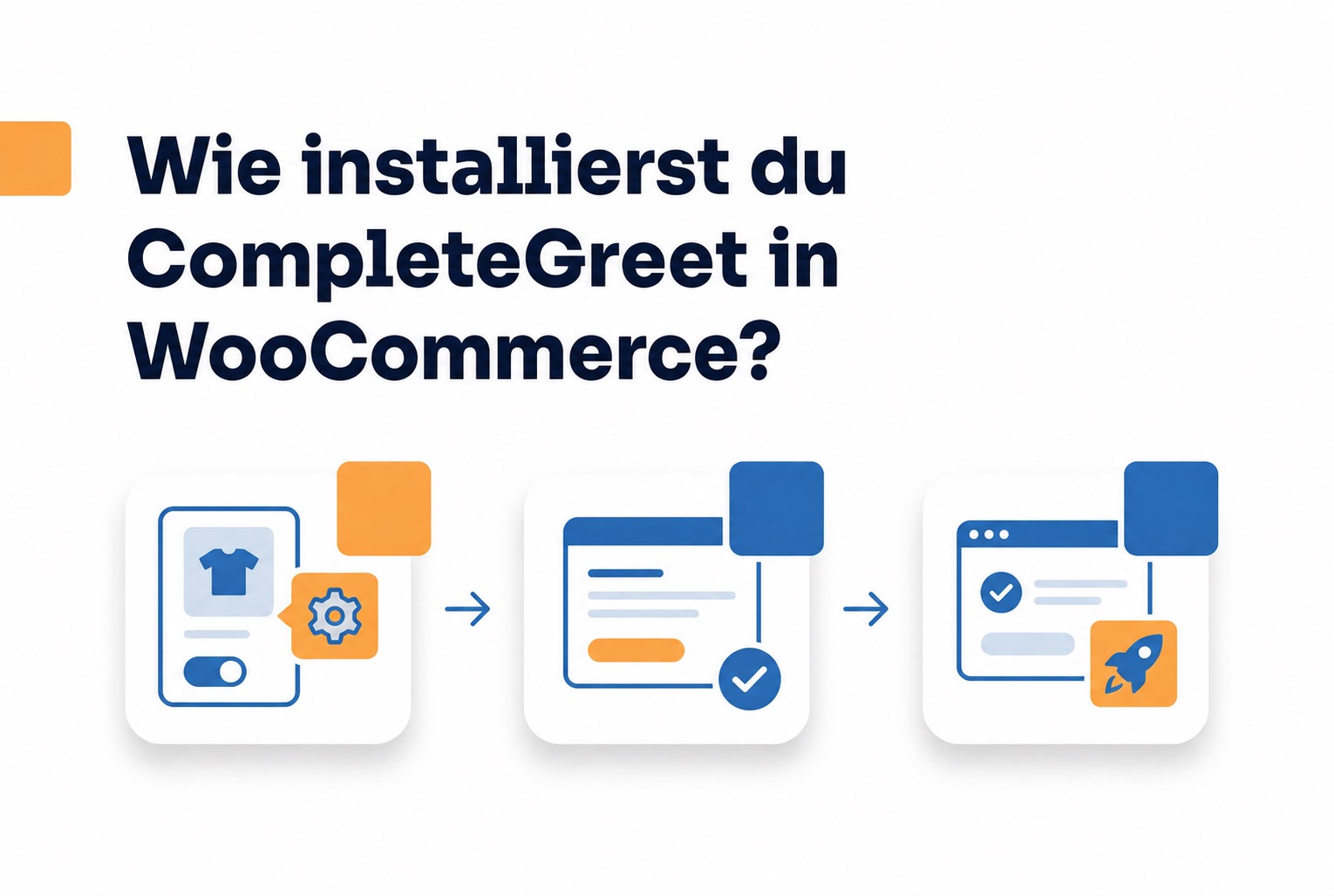 Illustration zur Installation von CompleteGreet in WooCommerce