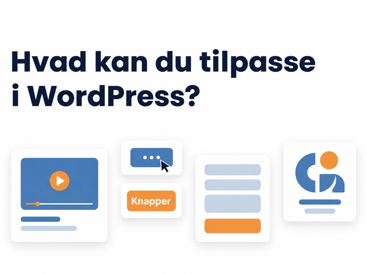 Indstillinger for en videowidget på WordPress