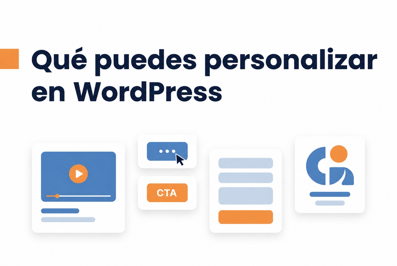 Opciones para personalizar un widget de vídeo en WordPress