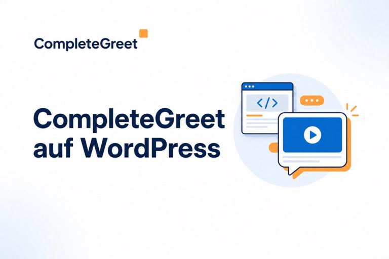 Beste Videobubble für WordPress