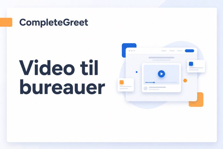 Videowidget til marketingbureauer