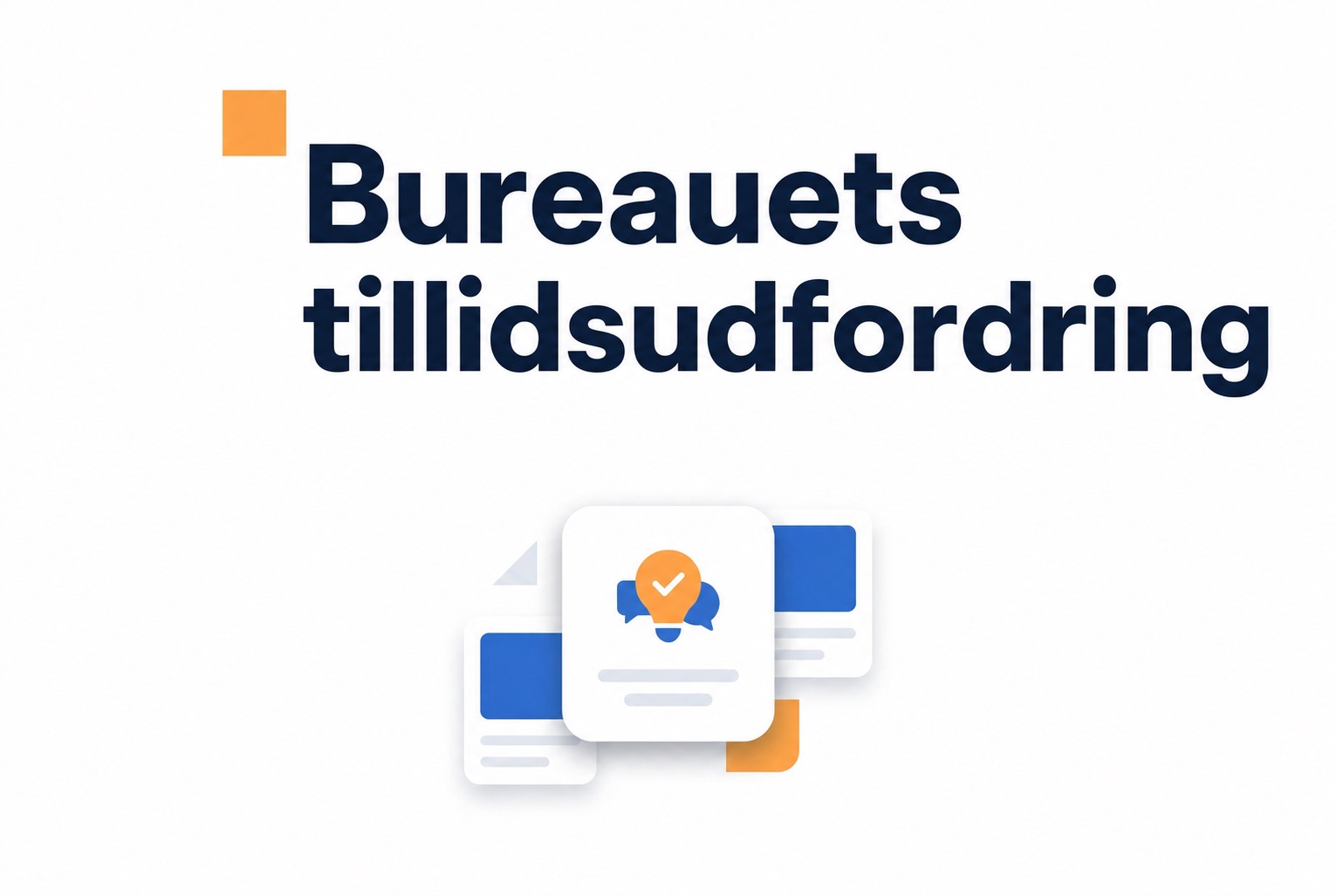 Illustration af tillidsudfordringen på et marketingbureaus hjemmeside
