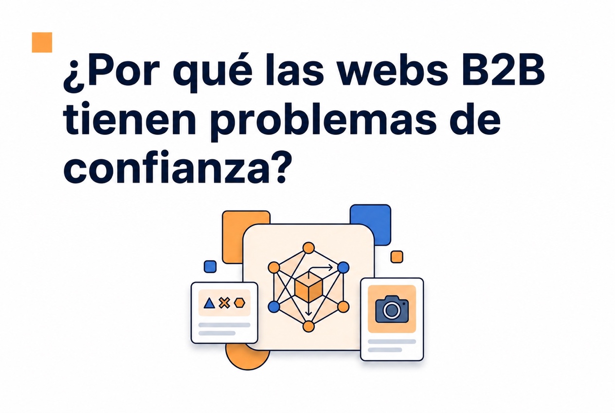 Ilustración sobre confianza en servicios B2B
