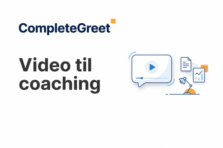 Videowidget til coaches og konsulenter