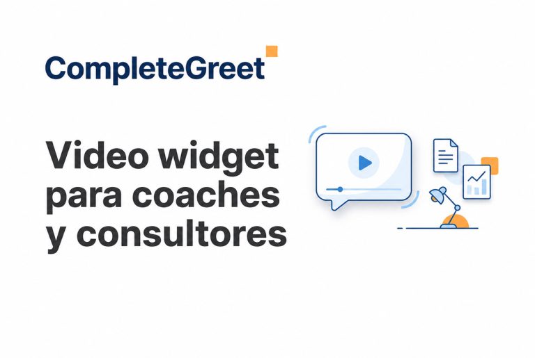 Video widget para coaches y consultores