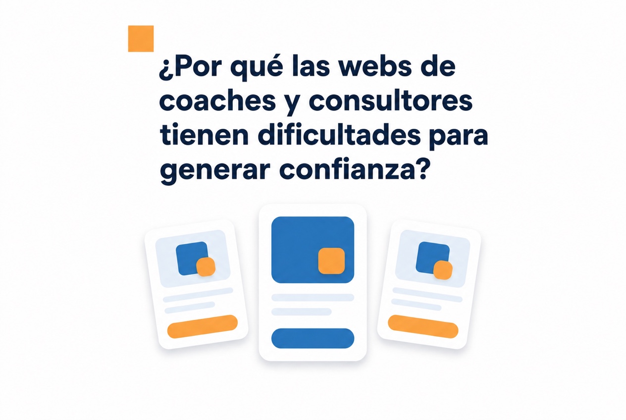Ilustración sobre los problemas de confianza de coaches y consultores