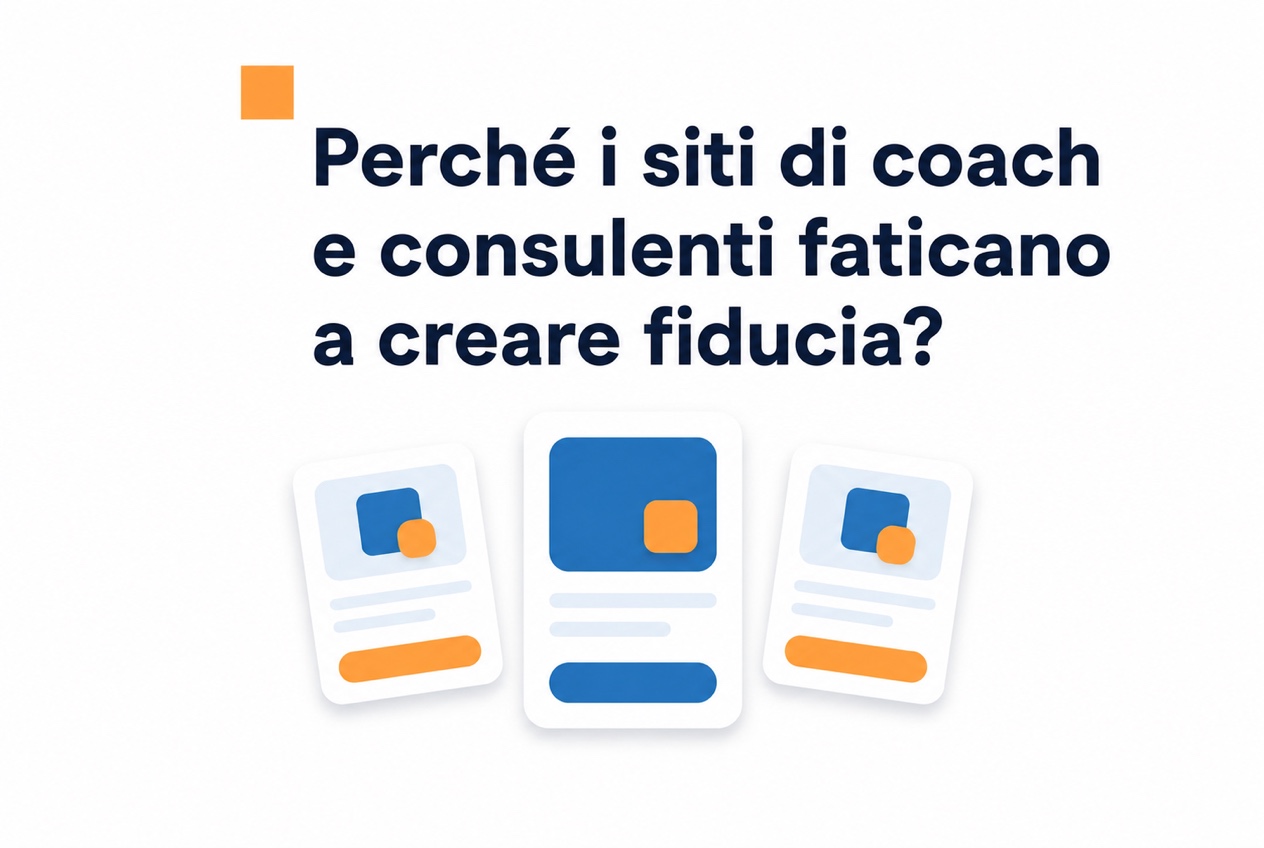 Illustrazione sui problemi di fiducia di coach e consulenti