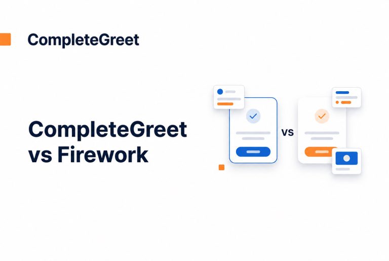 CompleteGreet eller Firework: videohandel uten unødvendig kompleksitet