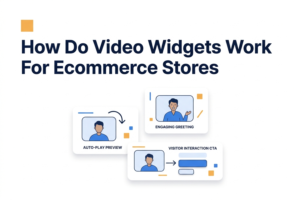 Comparison illustration for How do video widgets work for ecommerce stores