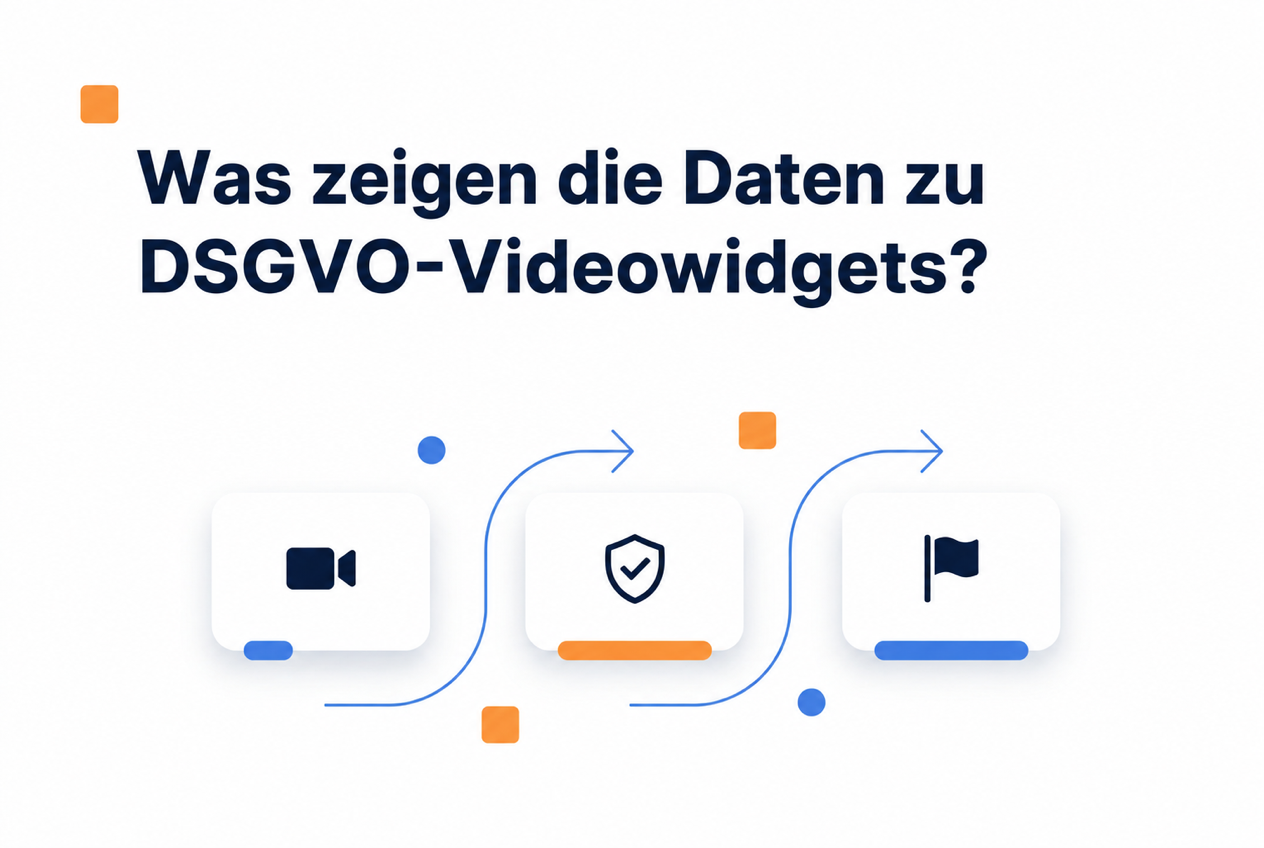 Illustration zu Daten und Leitlinien für GDPR Videowidgets
