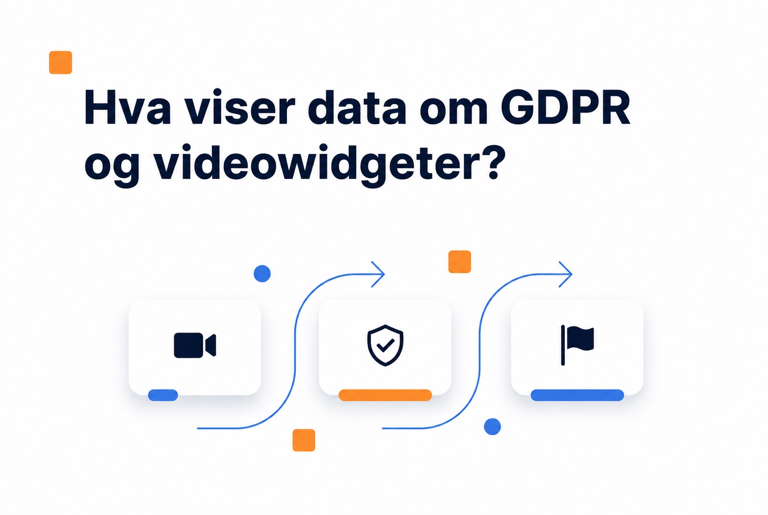 Illustrasjon av data og personvernkrav for videowidgeter