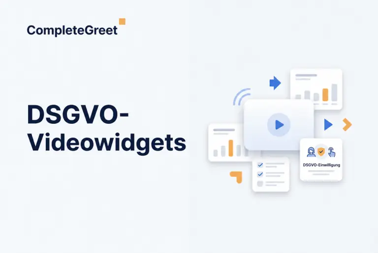 GDPR und Videowidgets: Das musst du wissen
