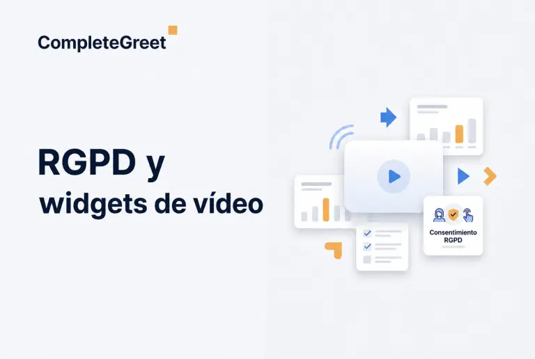 RGPD y widgets de vídeo: puntos esenciales