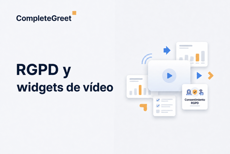RGPD y widgets de vídeo: puntos esenciales