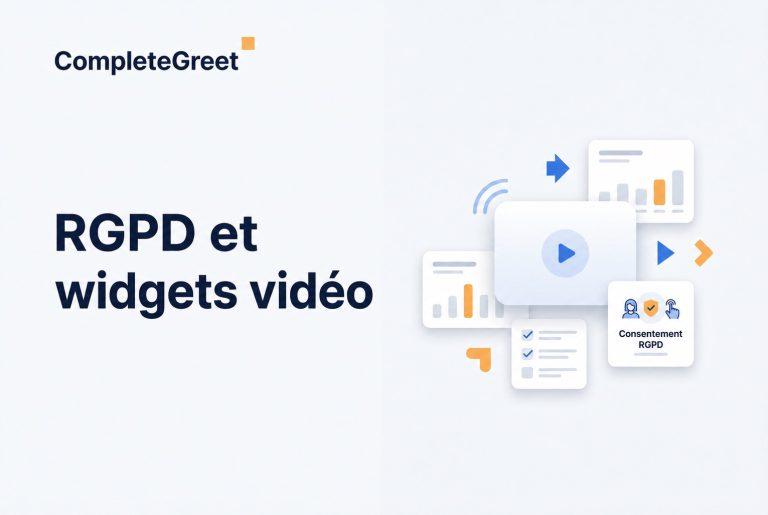 RGPD et widgets vidéo : les points essentiels