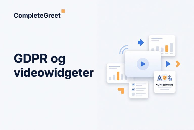 GDPR og videowidgeter: dette må du vite
