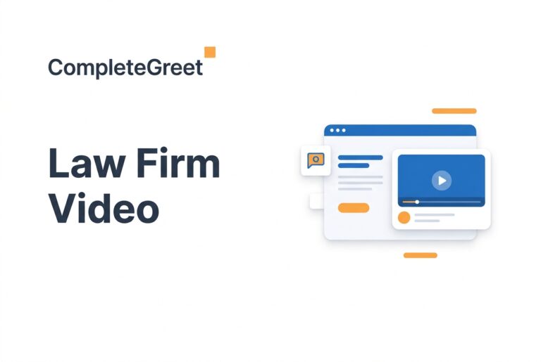 Video Widget for Law Firms and Financial Services