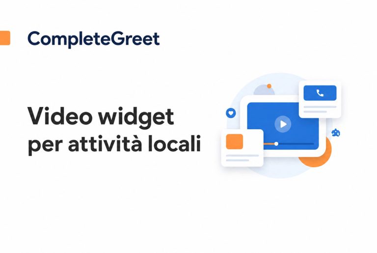 Video widget per attività locali: guida pratica