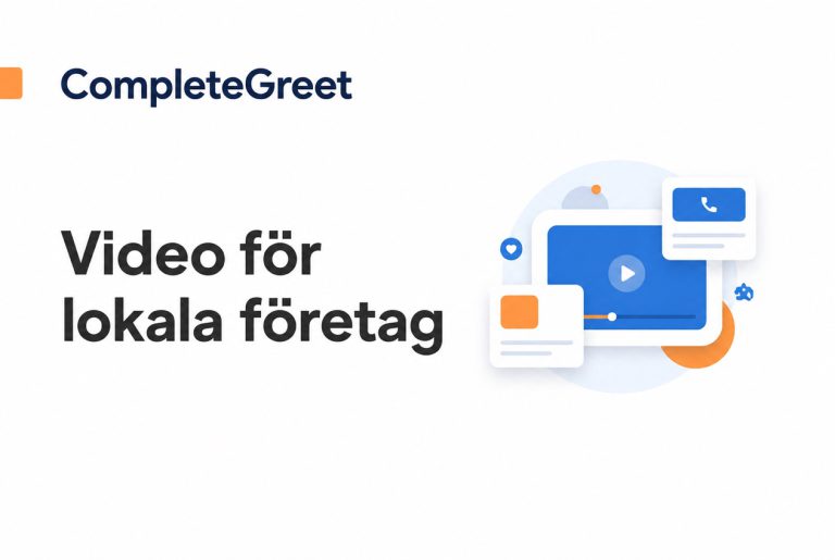Videowidget för lokala företag: En praktisk guide