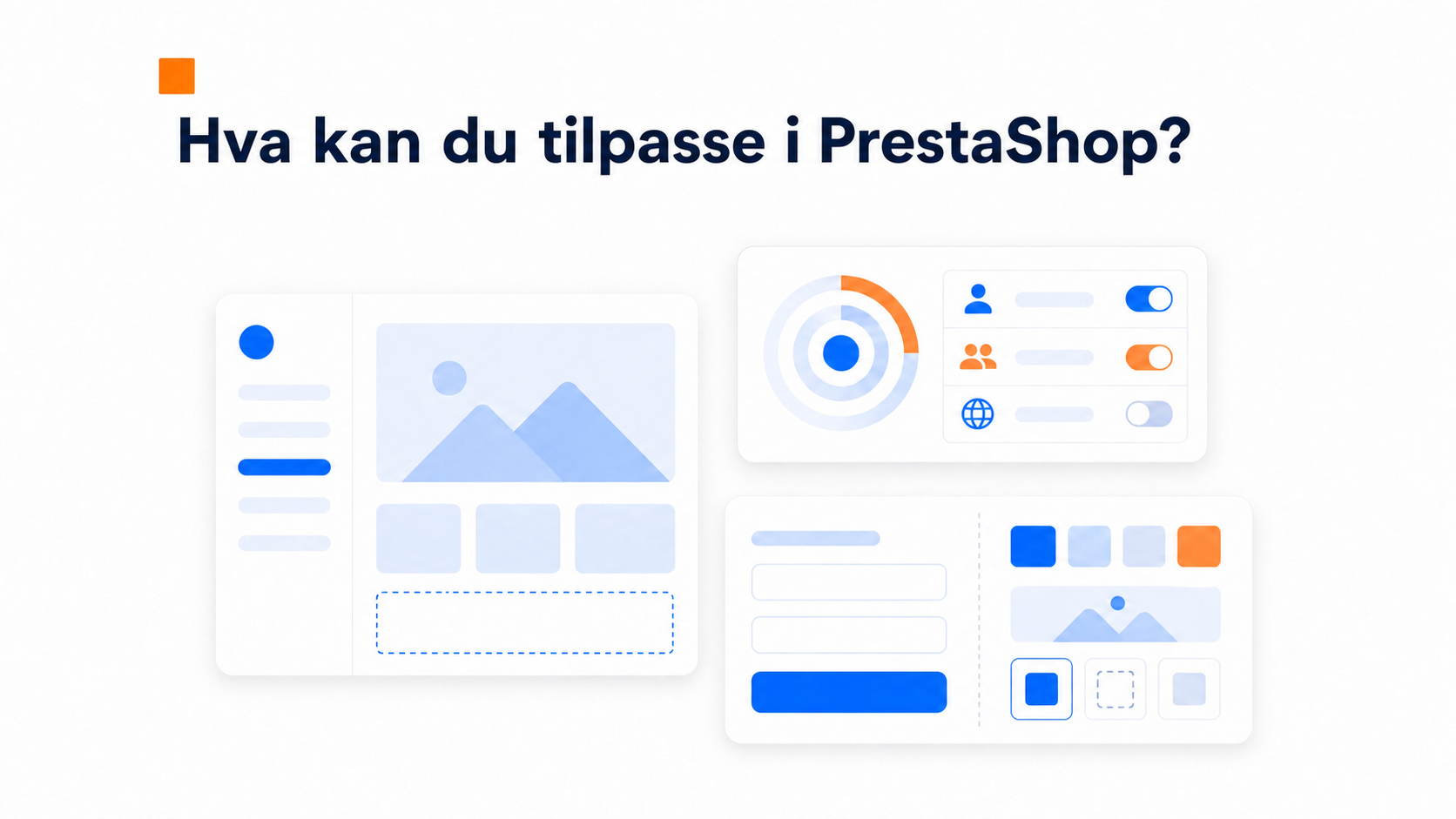 Dette kan du tilpasse i en PrestaShop-videoboble