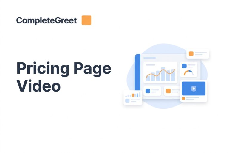 Video on Your Pricing Page: Reducing Price Anxiety