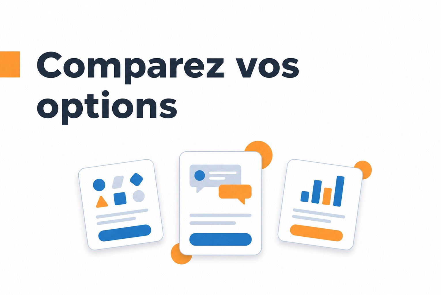 Comparaison des données et des tests sur la vidéo dans une page de tarifs