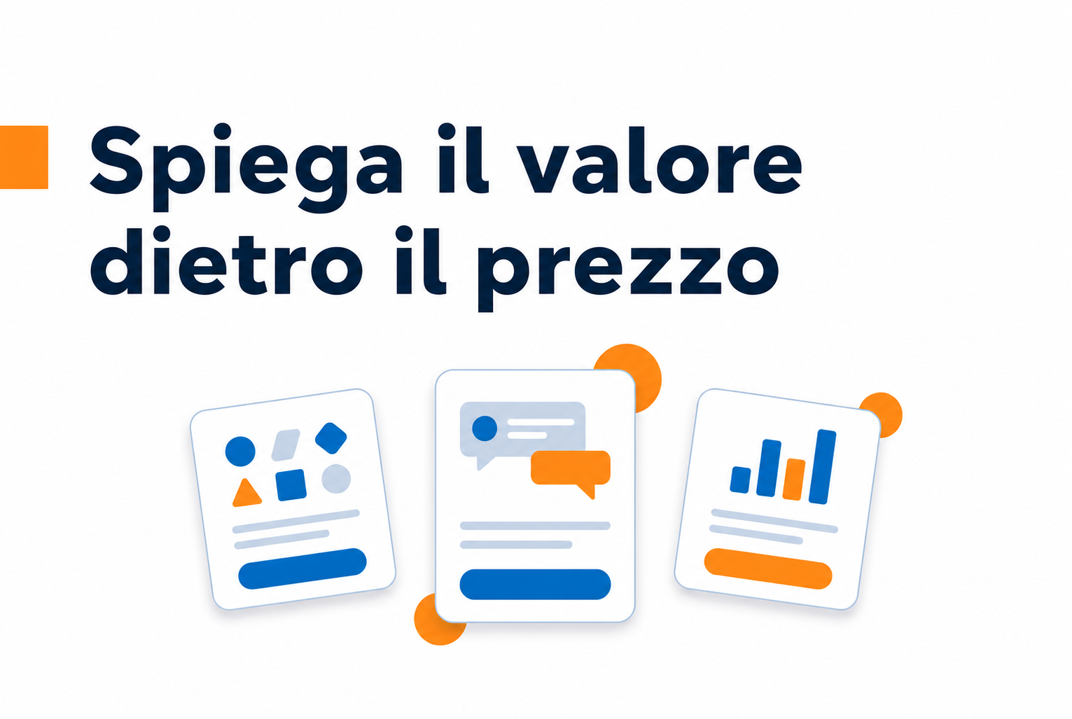 Confronto di dati e test sui video nella pagina dei prezzi