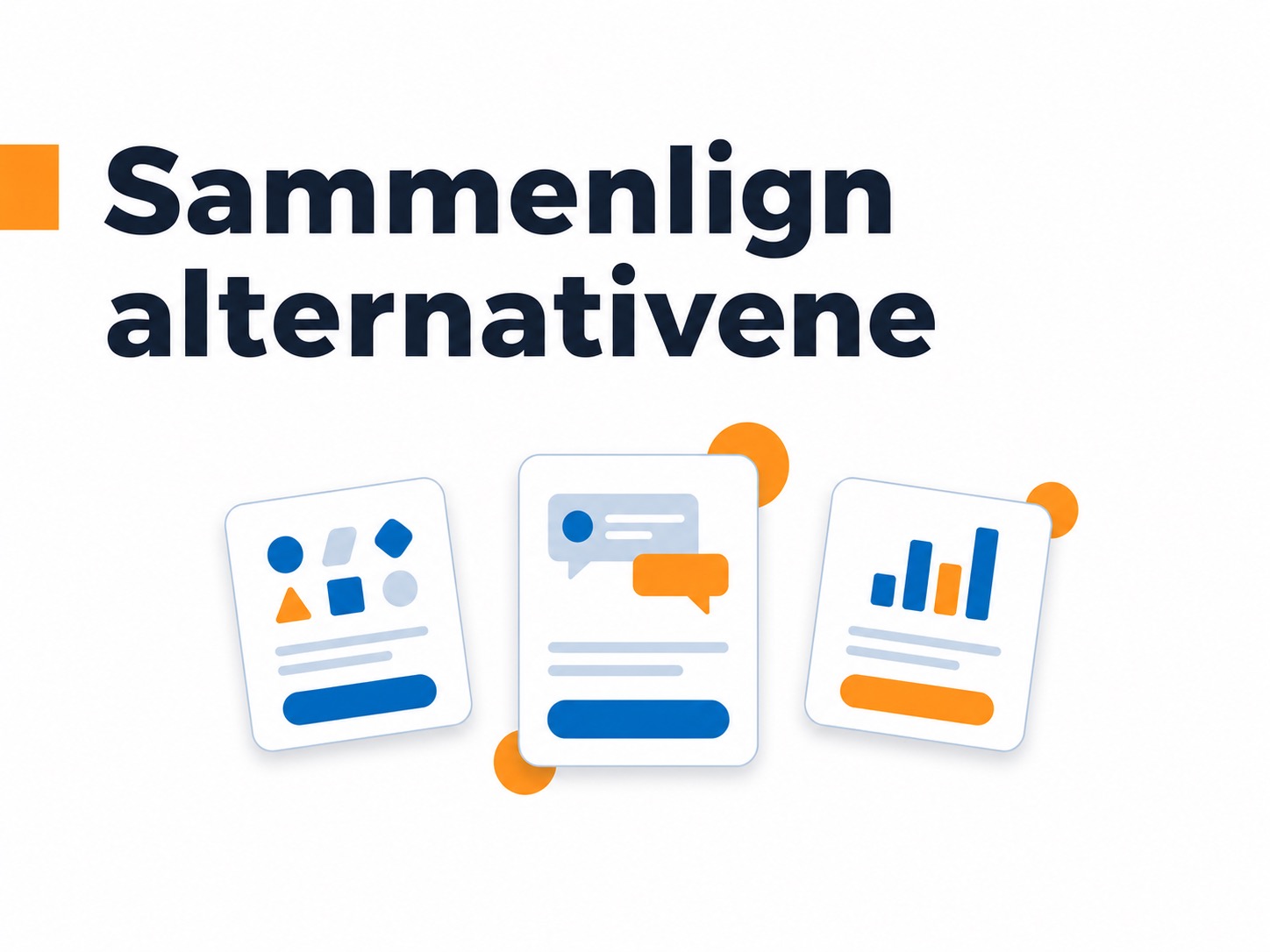Sammenligning av data og tester for video på prissiden