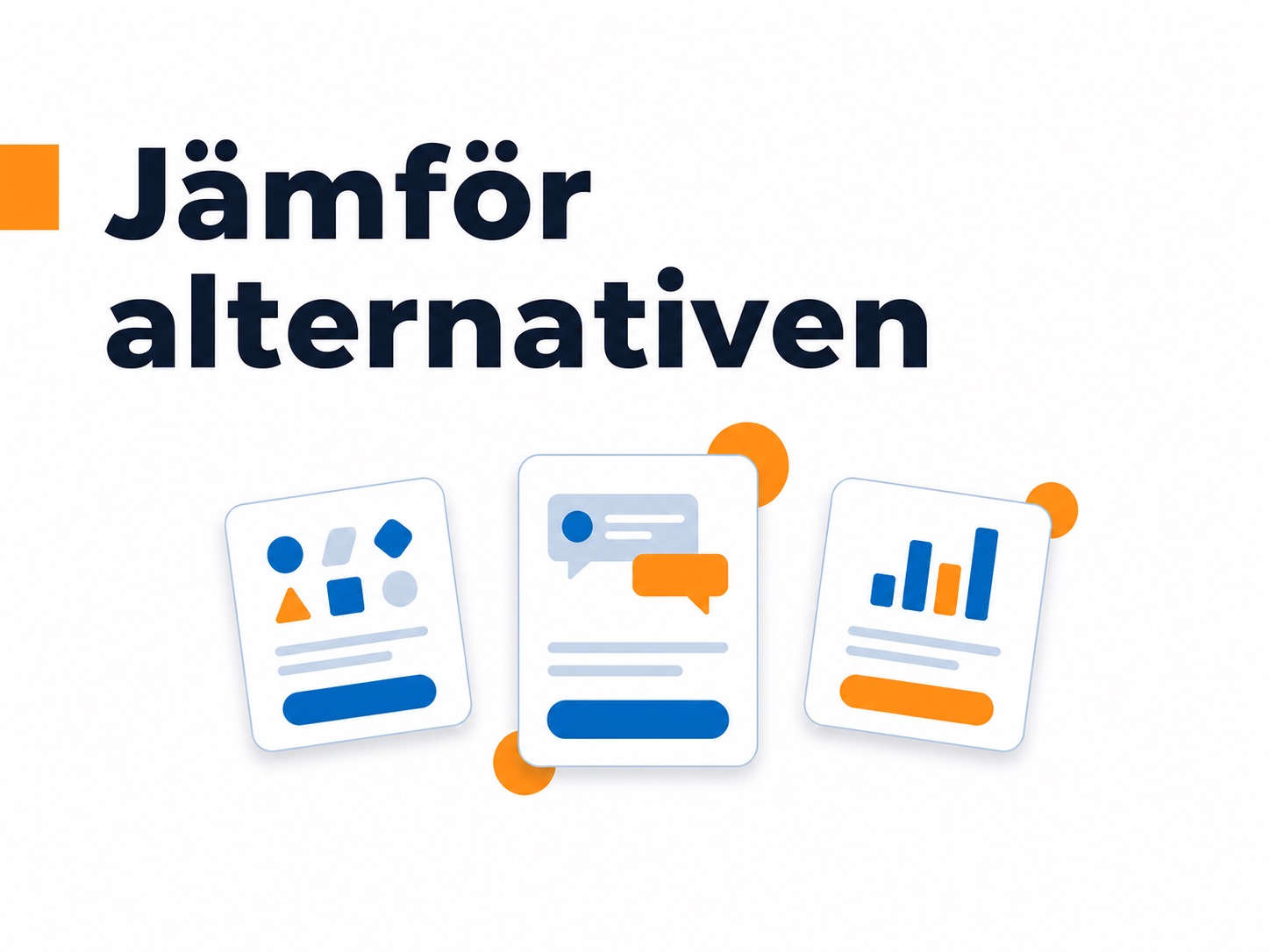 Jämförelse av data och tester för video på prissidan