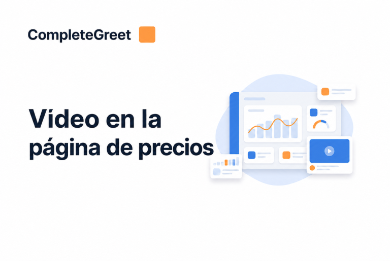 Vídeo en la página de precios: reduce la incertidumbre