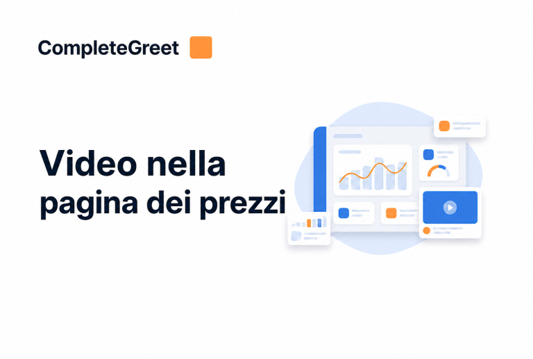 Video nella pagina dei prezzi: riduci l’incertezza