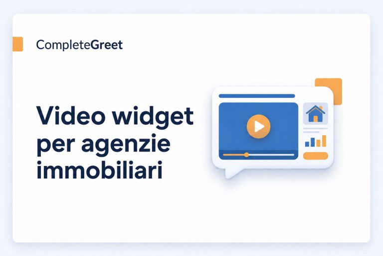 Video widget per agenzie immobiliari: guida pratica