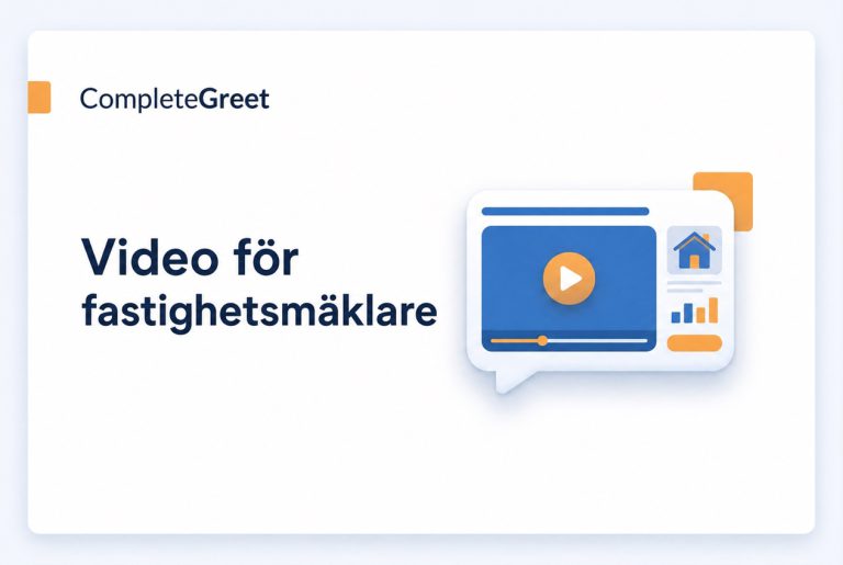 Videowidget för fastighetsmäklare: En praktisk guide