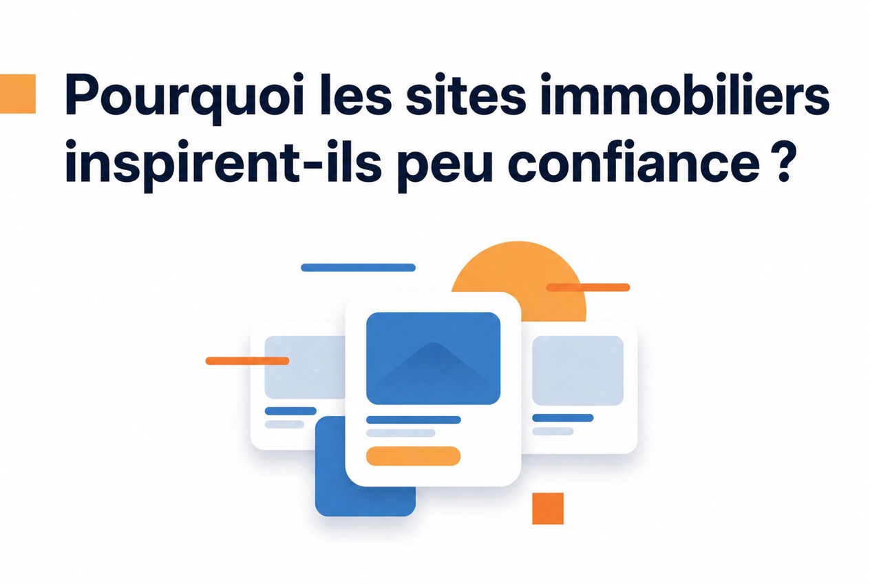 Widget vidéo pour l’immobilier : guide pratique 1 Illustration des difficultés de confiance rencontrées par les sites immobiliers