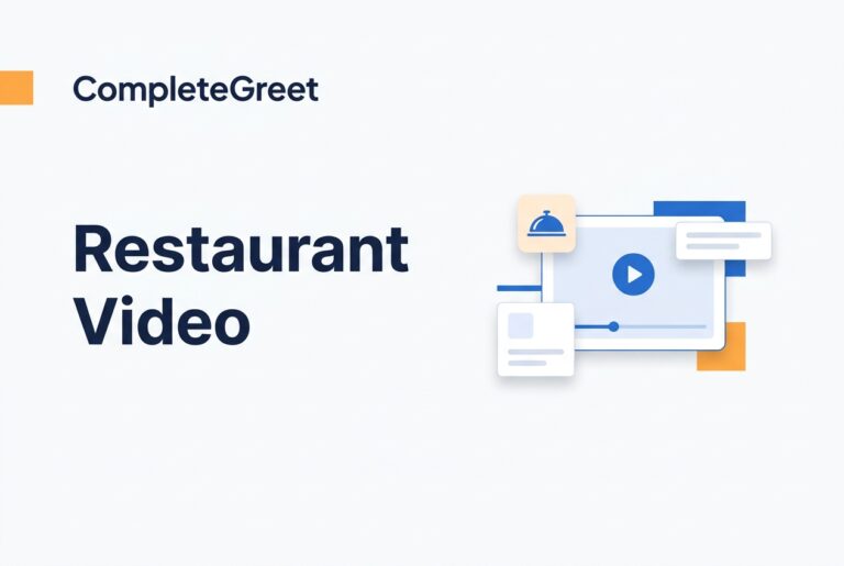 Video Widget for Restaurants and Hospitality