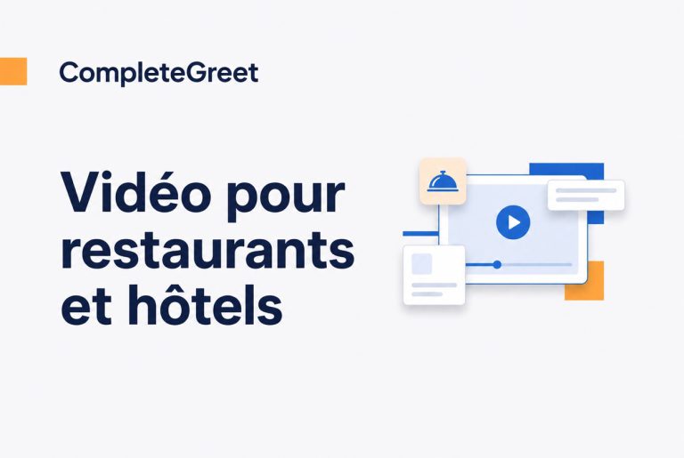 Widget vidéo pour restaurants et hôtels