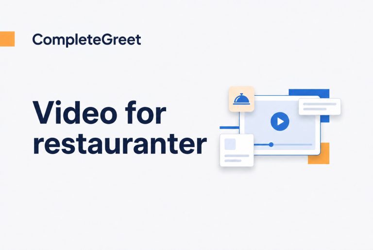Videowidget for restauranter og hoteller