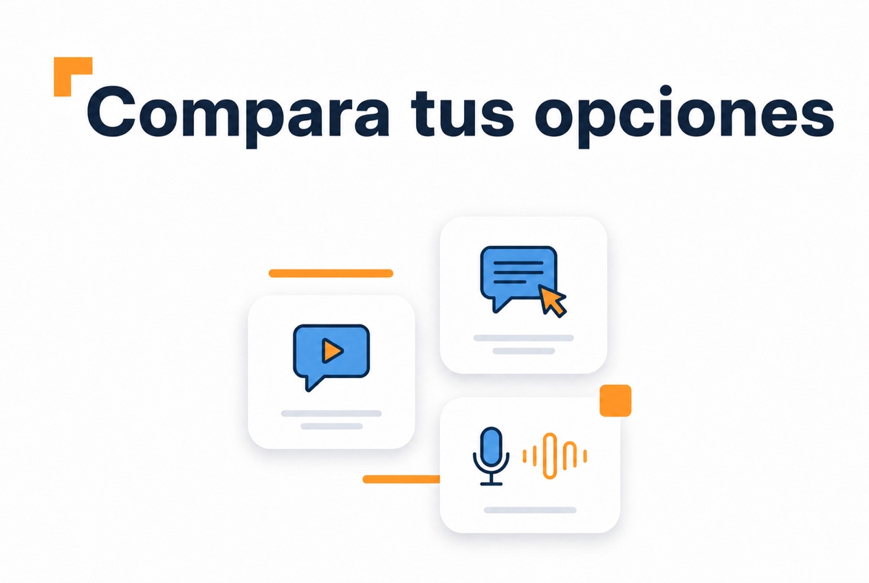 Opciones de burbujas de vídeo para restaurantes, hoteles y reservas