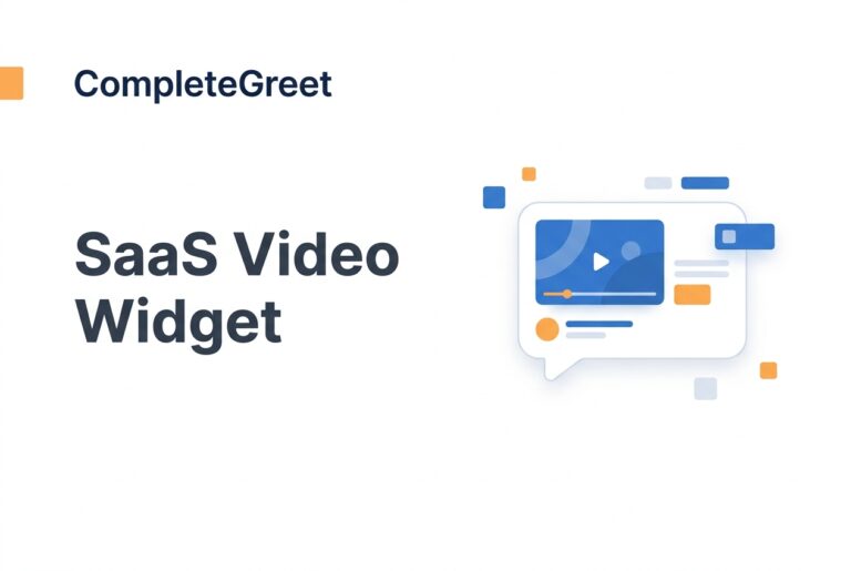 Video Widget for SaaS Companies