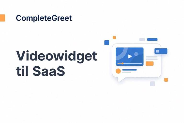 Videowidget til SaaS virksomheder: Skab tillid