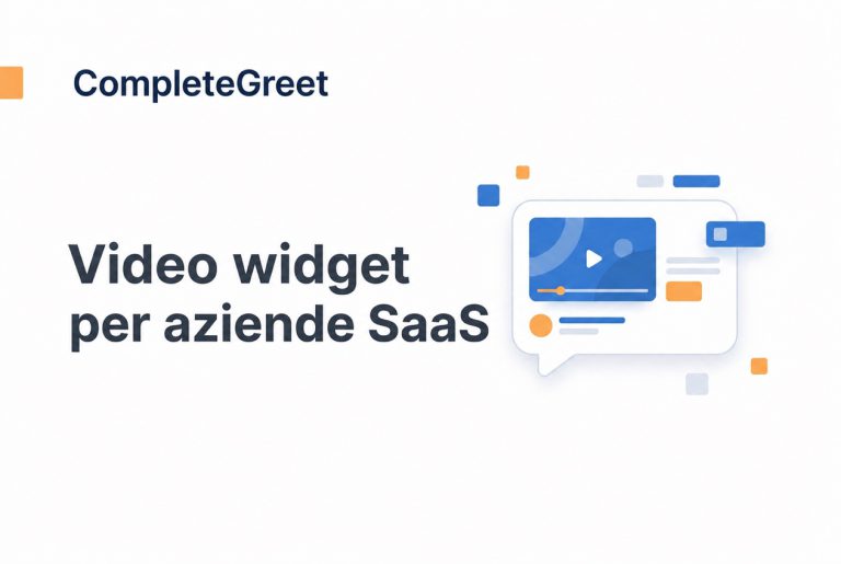 Video widget per aziende SaaS: guida pratica