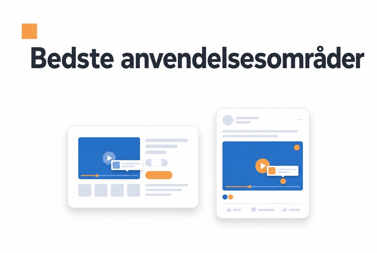 Illustration af, hvorfor købbar video kan påvirke resultaterne