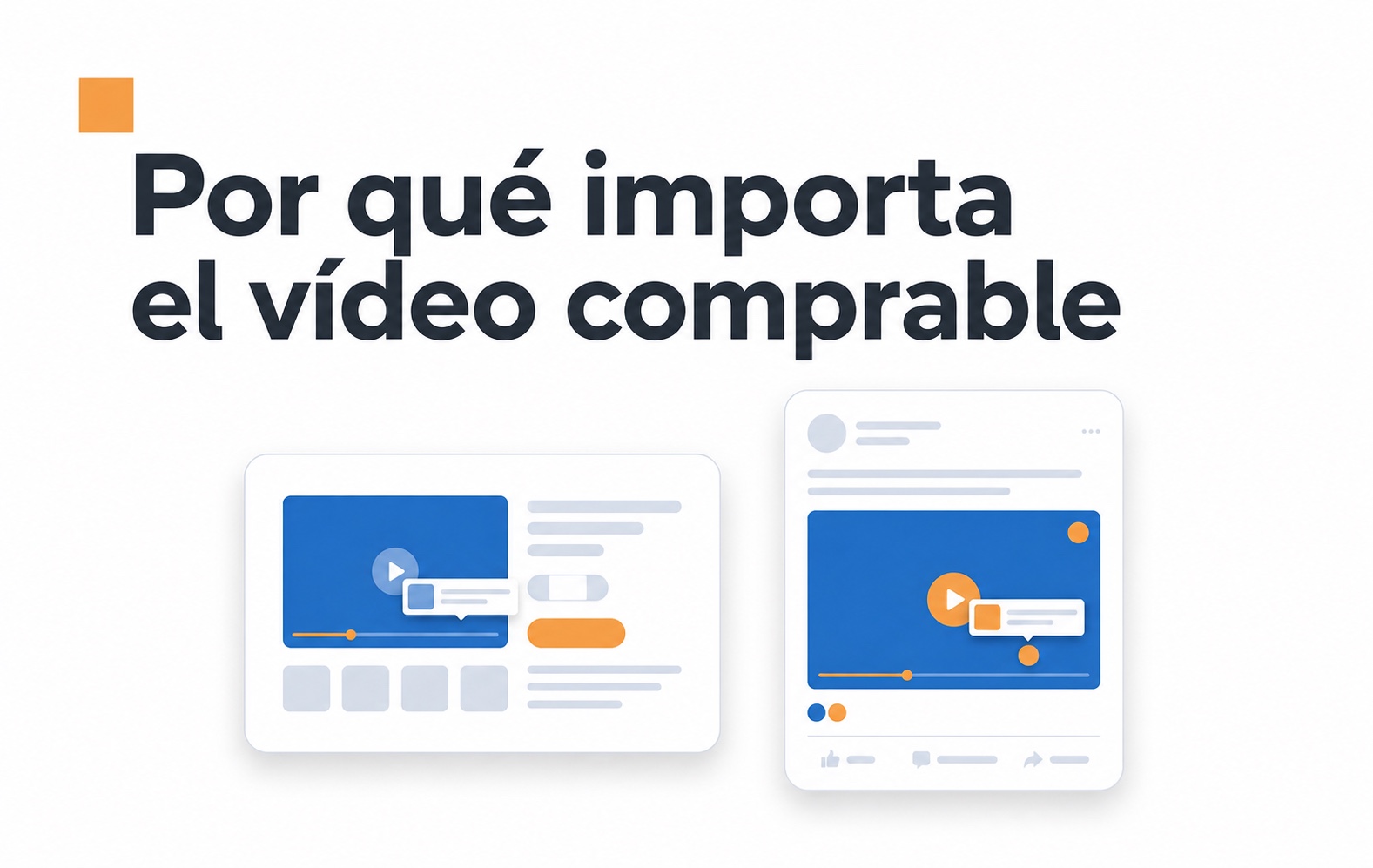 Por qué importa el vídeo comprable