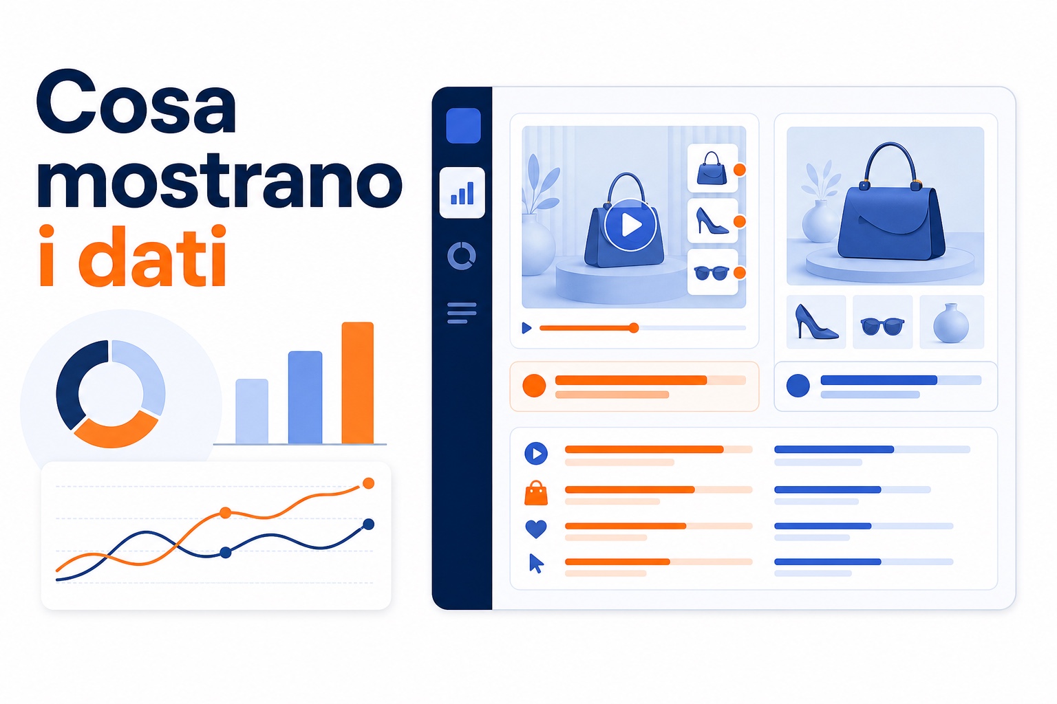 Confronto tra video acquistabile e immagini statiche dei prodotti